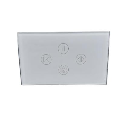 2-Gang Smart Switch (Light + Curtain)