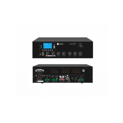 120W Mini Mixer Amplifier with USB/SD/FM/Bluetooth/Echo,100V or 70V & 4-8 Ohm